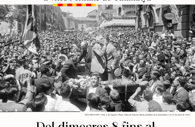 El Centre Municipal de Cultura acull aquest juliol l’exposició “Entre el carisma i l’entusiasme: les visites oficials del president Macià a les viles i ciutats de Catalunya”