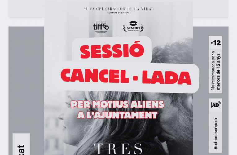 S’ha cancel·lat la sessió del Cicle Gaudí prevista per aquest diumenge 27 de setembre
