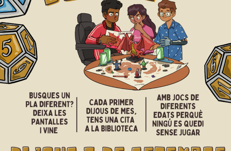La Biblioteca pública de la Bisbal del Penedès durà a terme una nova edició dels “Dijous de jocs” el 3 de setembre