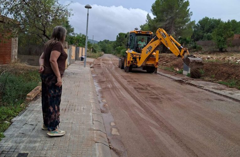 L’Ajuntament continua amb les tasques de neteja després dels aiguats de dijous, que van deixar 68 mm de precipitació