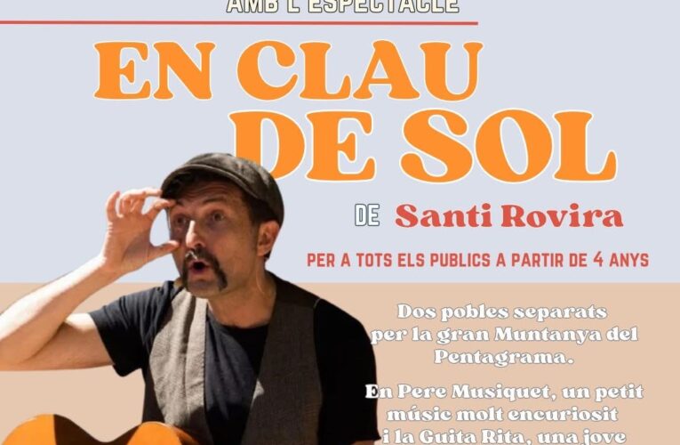 La Biblioteca pública de la Bisbal del Penedès acollirà l’espectacle familiar de contes «En clau de Sol» el dimecres 14 d’octubre
