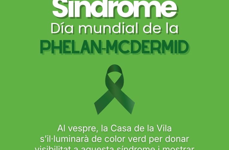 La Bisbal del Penedès il·luminarà de verd la Casa de la Vila amb motiu del Dia Internacional de la Síndrome de Phelan-McDermid