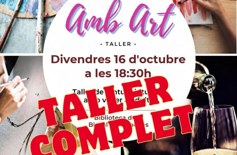 La Biblioteca acollirà el taller «Vi amb Art» el divendres 16 d’octubre [Places exhaurides]