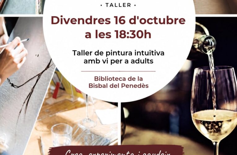 La Biblioteca acollirà el taller «Vi amb Art» el divendres 16 d’octubre